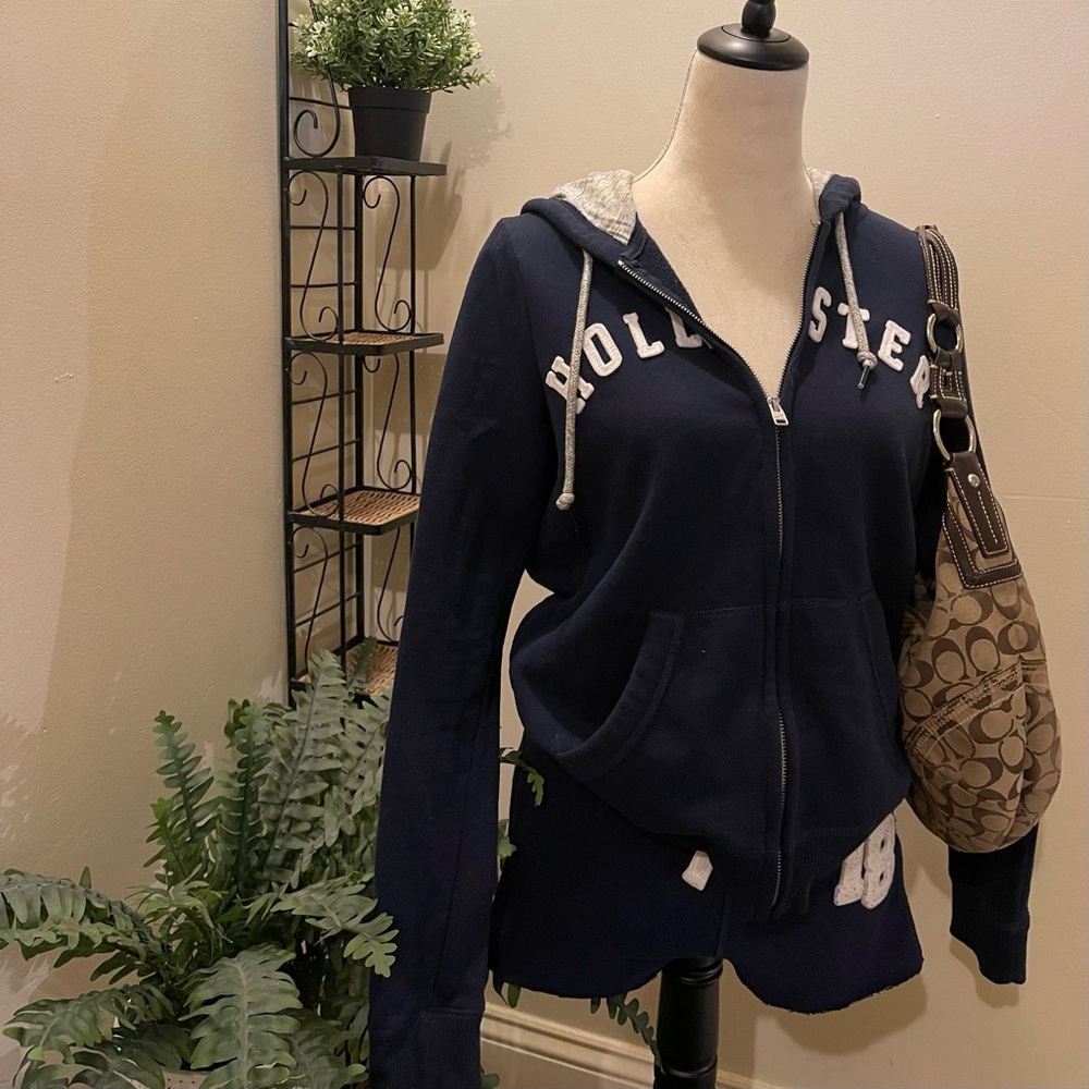 Holister Zip Up Hoodie
